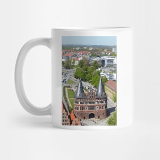 Holsten Gate, Luebeck, Schleswig-Holstein, Germany, Europe Mug